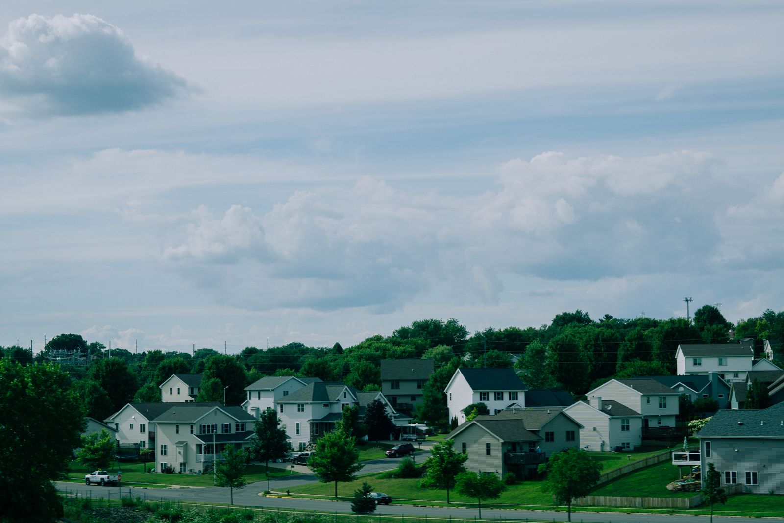 Homes and streets in South Side
